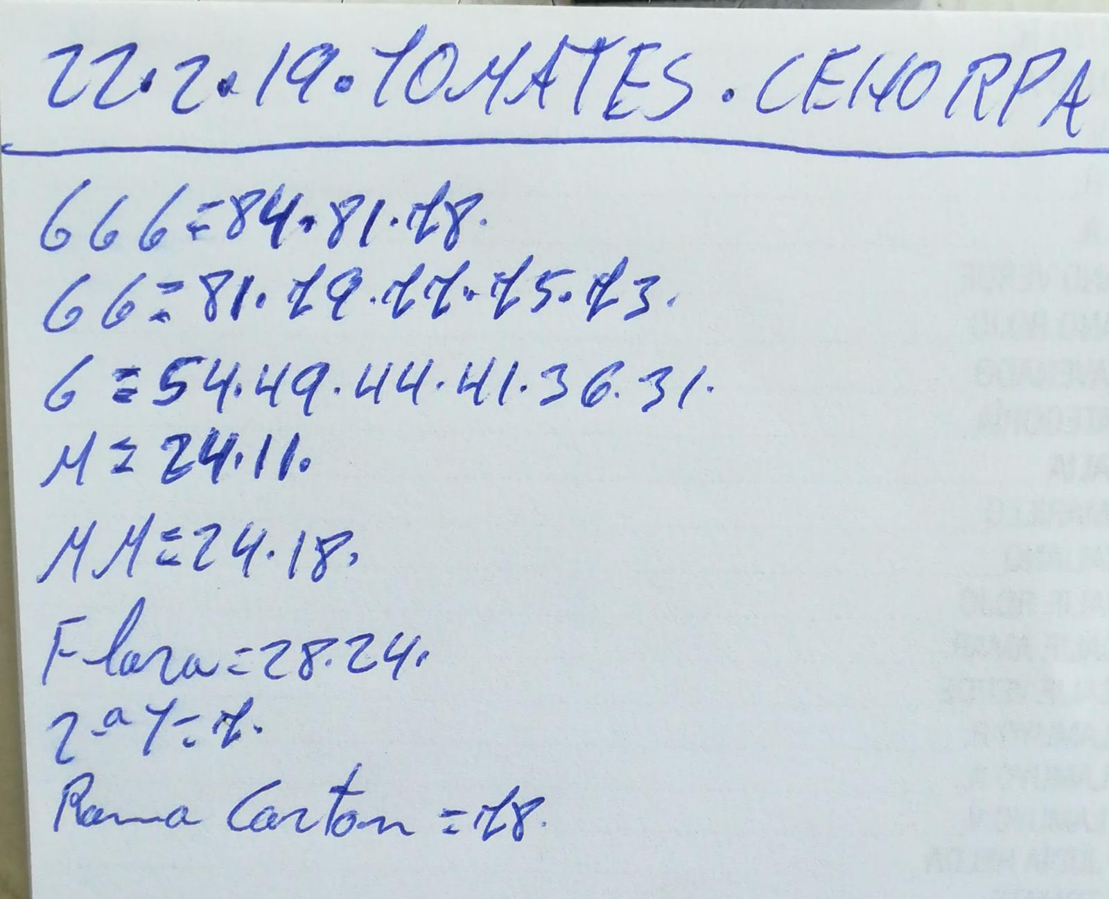 Subasta hortofrutícola Costa de Almería Cehorpa Tomates 22 de Febrero 2019