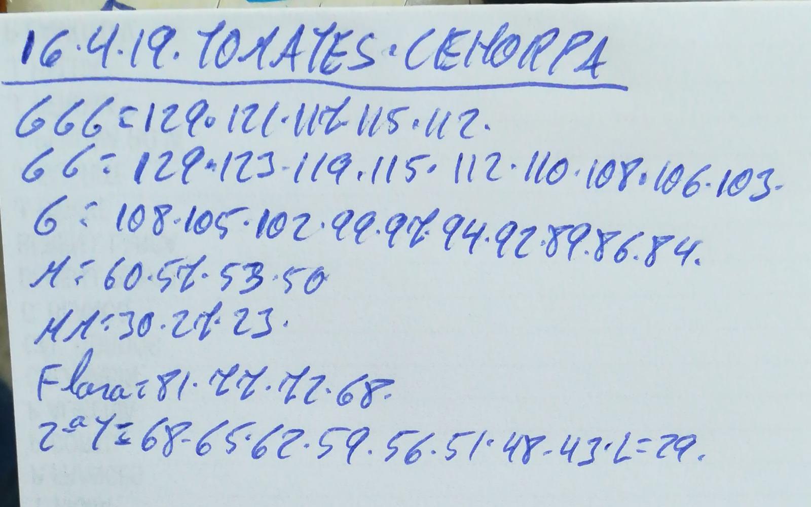 Subasta hortofrutícola Costa de Almería Cehorpa Tomates 16 de Abril 2019